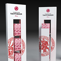 Стойка "Taittinger" Проект стоек шампанского "Taittinger" для размещения в торговых точках.